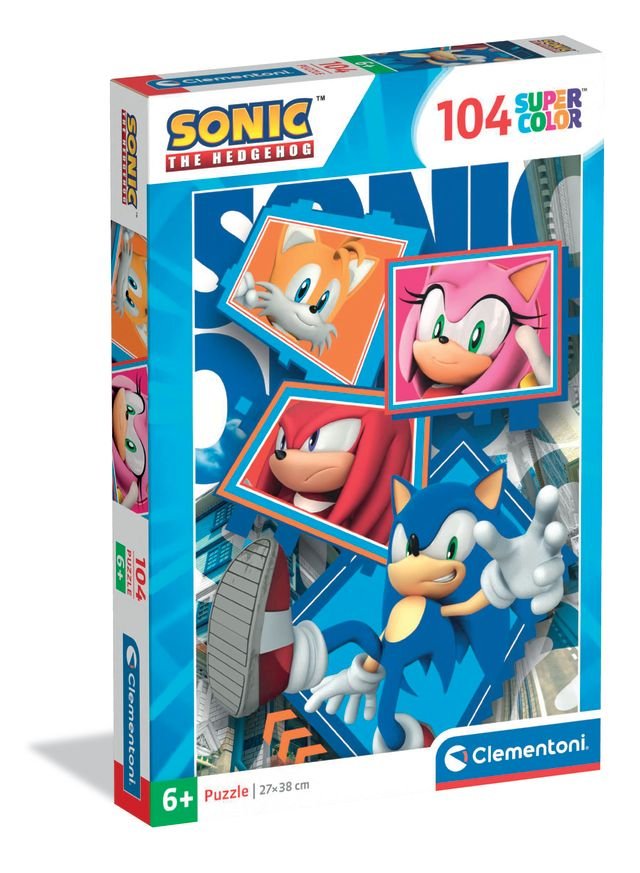 Clementoni Puzzle Sonic with Friends 104 - pieces - Marah Kids