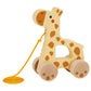 Tooky Toys Pull Along - Giraffe wooden toddler toy for ages 3+ | Marah Kids UAE