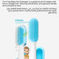 Frida Baby Kids Detangler Hair Brush for Fine & Straight Hair – Soft Flexible Bristles, No Pulling or Breakage, Wet & Dry Use, Ergonomic Handle - Marah Kids