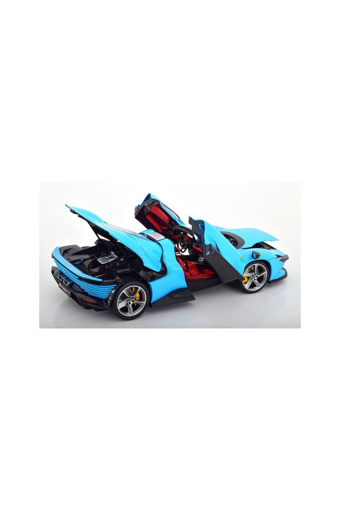 Bburago Signature Ferrari Daytona SP3 Closed Top 2022 Blue 1:18 Diecast Model - Marah Kids