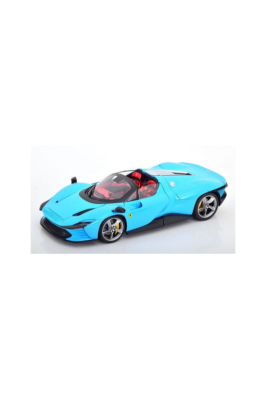 Bburago Signature Ferrari Daytona SP3 Closed Top 2022 Blue 1:18 Diecast Model