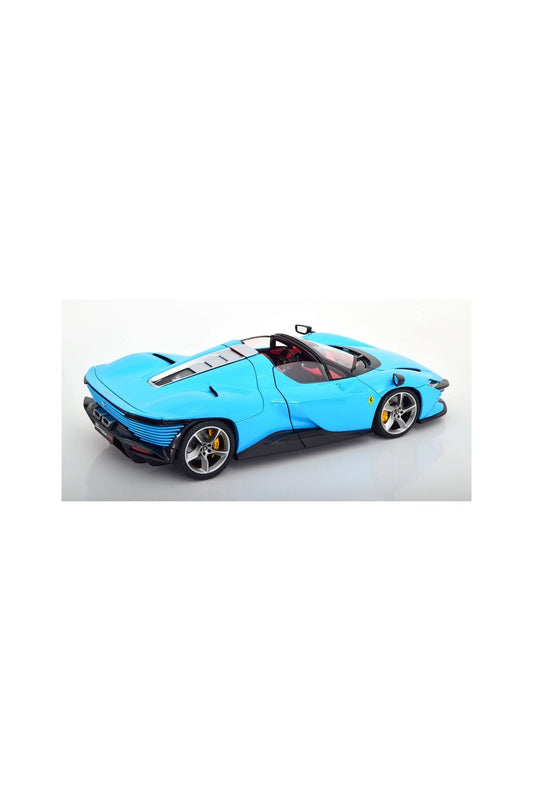 Bburago Signature Ferrari Daytona SP3 Closed Top 2022 Blue 1:18 Diecast Model