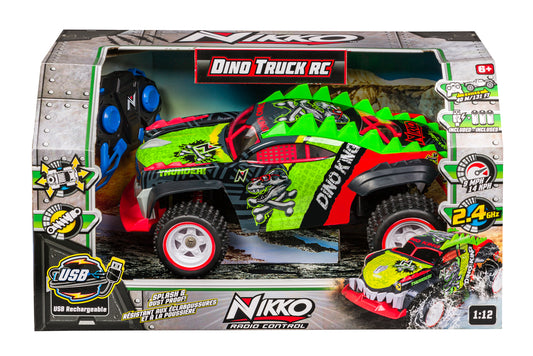 Nikko Remote Control Dino Truck Battery Operated- Assorted