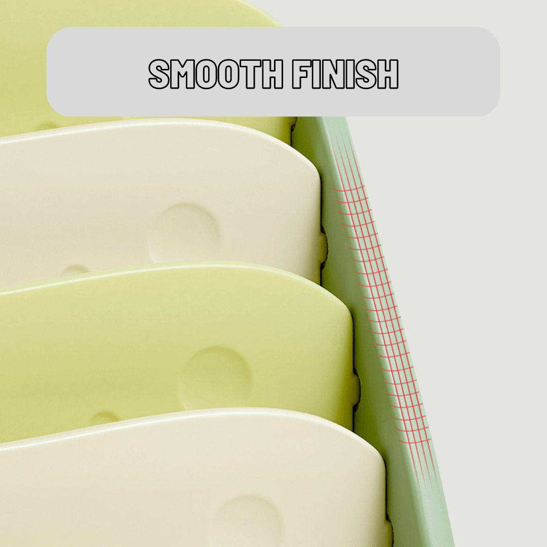 Books Storage Rack - Green - Marah Kids