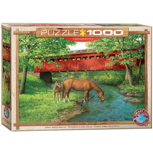 Eurographics Puzzle 1000 Sweet Water Bridge By Persis Claytox Weirs - Marah Kids