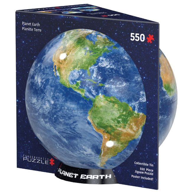 Eurographics Puzzle In Tin 550 Planet Earth - Marah Kids