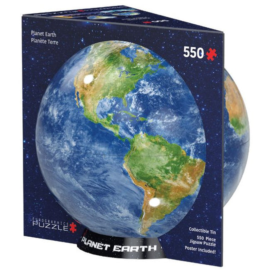 Eurographics Puzzle In Tin 550 Planet Earth - Marah Kids