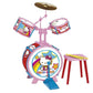 Hello Kitty Drums Set With Stool - Marah Kids