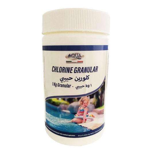 AQUA CHLORINE GRANULAR POWDER 1KG . - Marah Kids