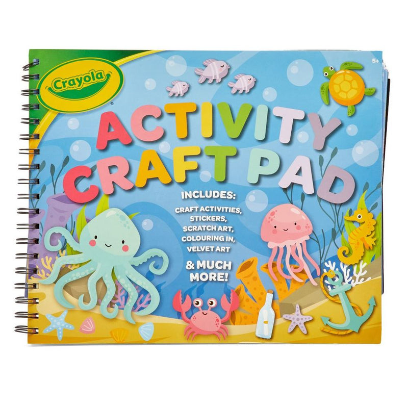 Crayola Activity Craft Pad | With a total of 41 pages, it provides a broad canvas for children to express their artistic ideas | Ages 5+ - Marah Kids