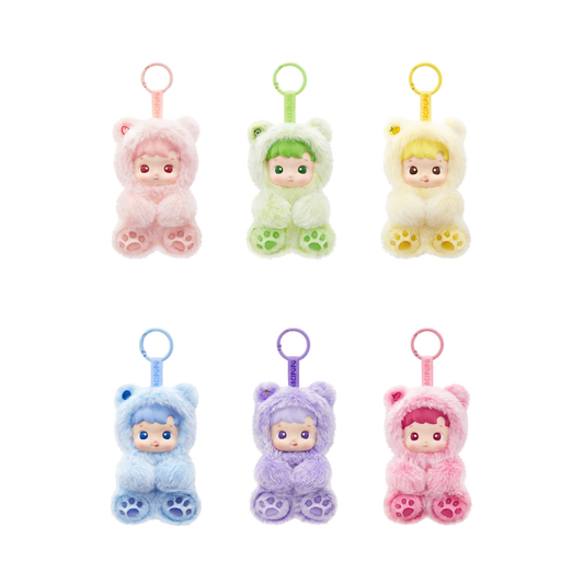 Pop Mart Hacipupu Gummy Bear Series Vinyl Cherry Flavor Plush Pendant