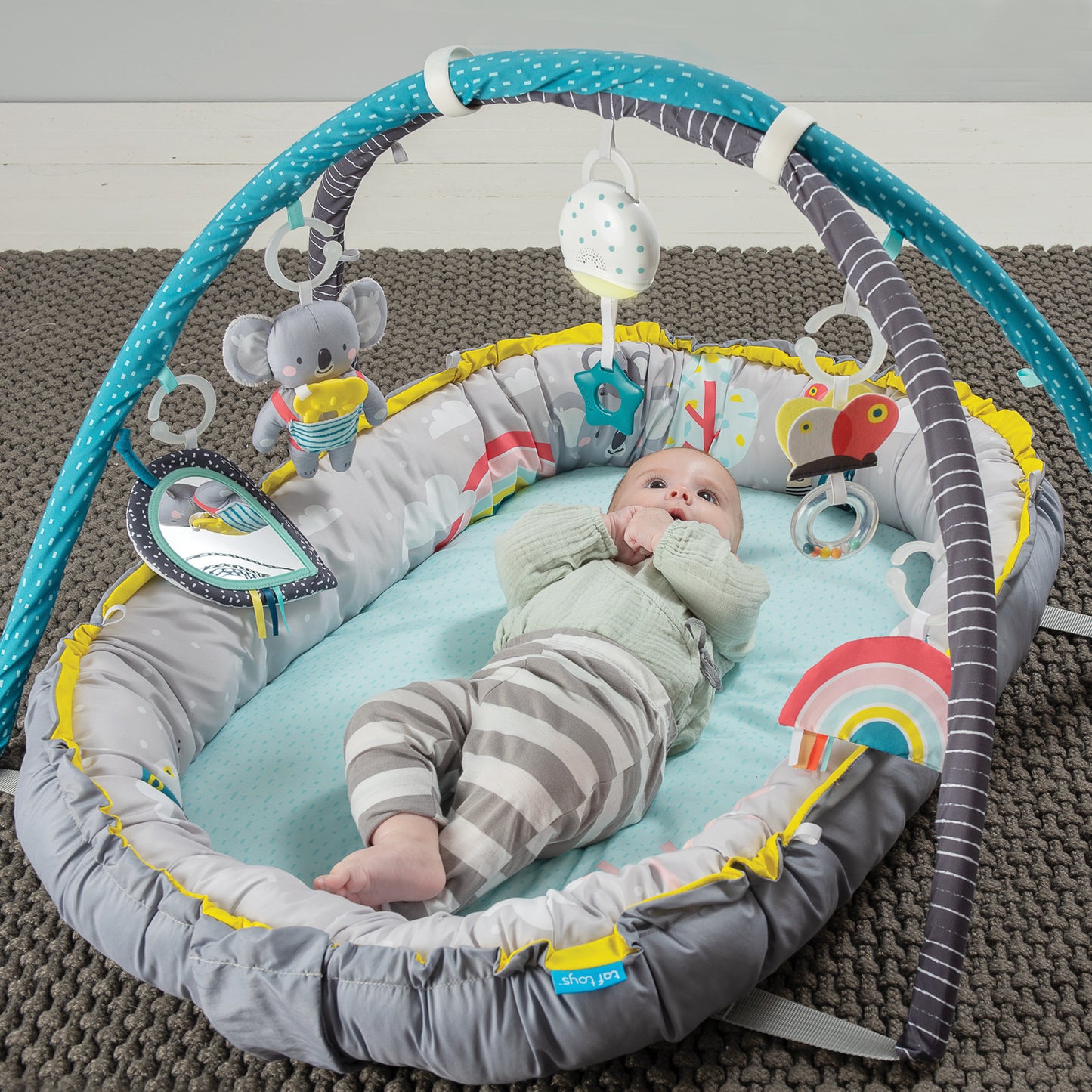 Taf Toys Koala musical newborn cosy gym