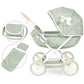 Bayer - Cosy Doll Pramset With Basket And Bag - Marah Kids