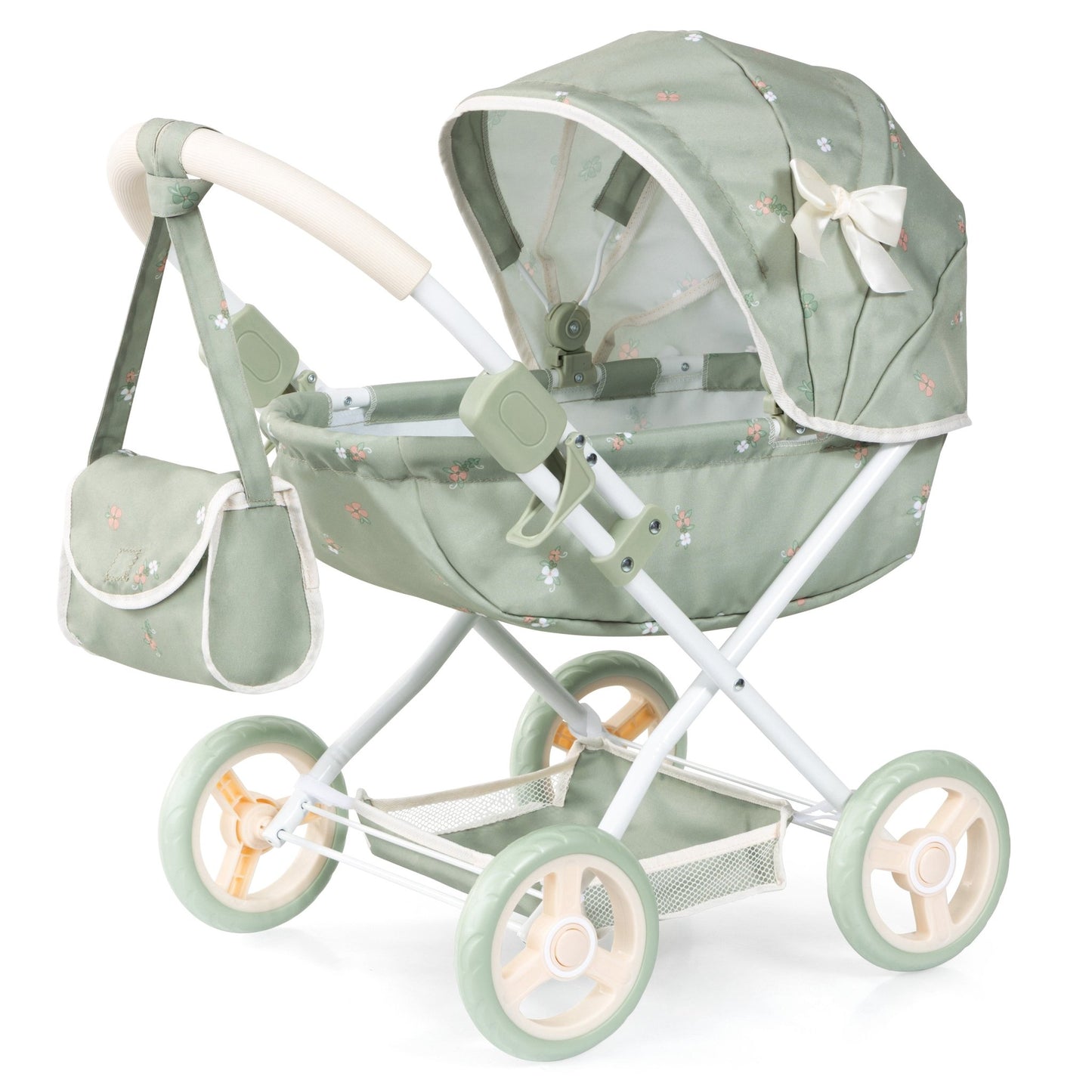 Bayer - Cosy Doll Pramset With Basket And Bag - Marah Kids