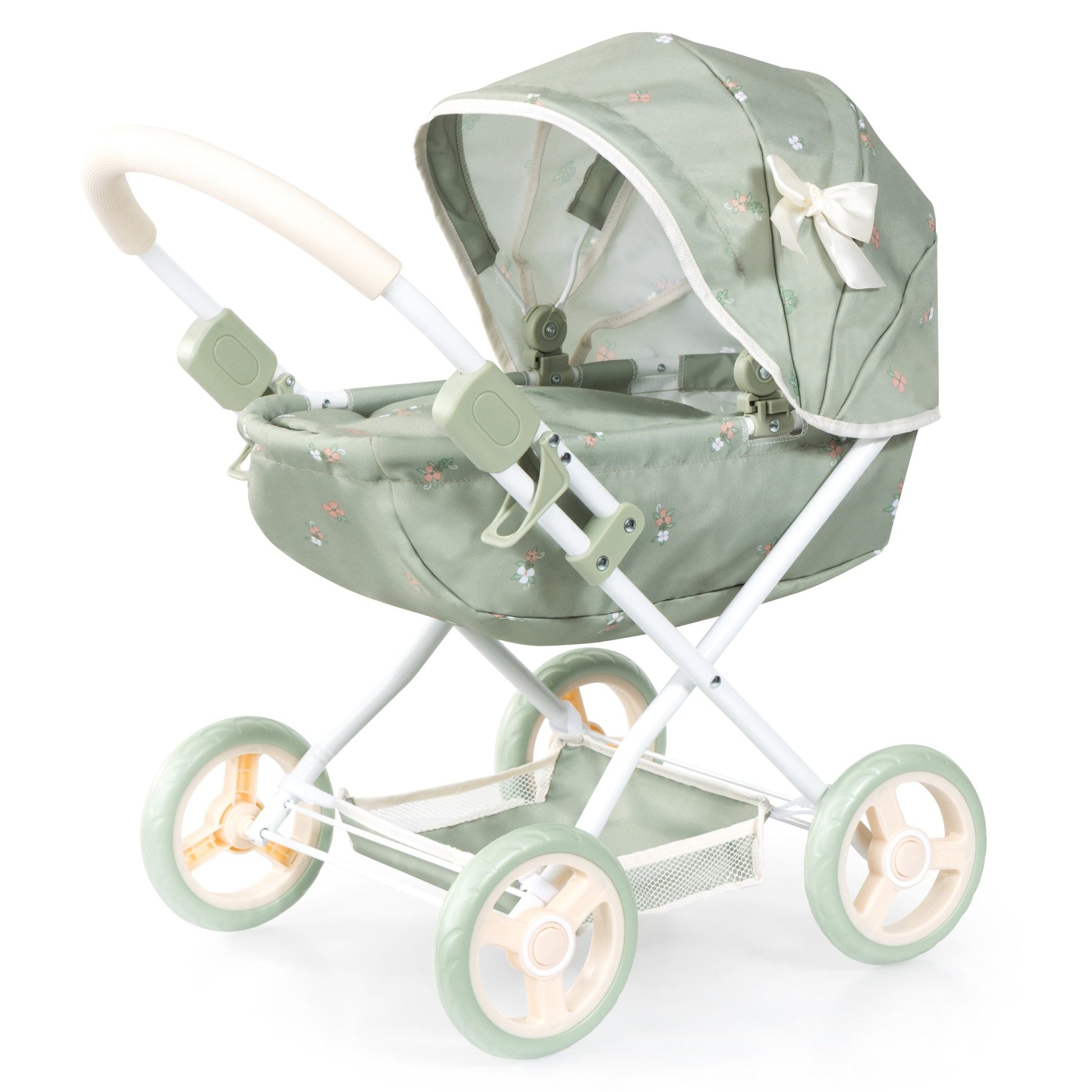 Bayer - Cosy Doll Pramset With Basket And Bag - Marah Kids