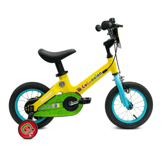 Cocomelon Play Kids Magnesium Bike - 12 Inch - Yellow - Marah Kids