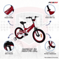 Rayon Junior 2.0 12" Kids Bicycle - Red - Marah Kids