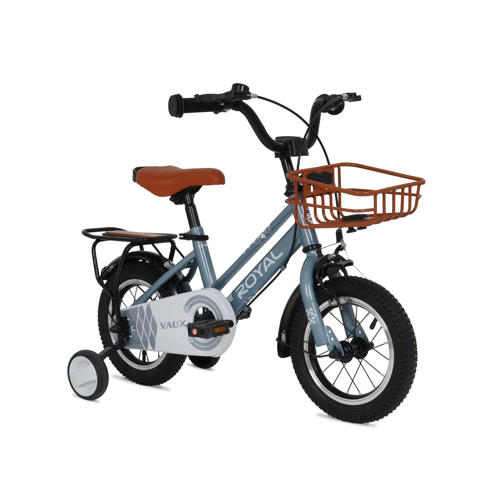 VAUX Royal 12" Kids Bike - Silver - Marah Kids