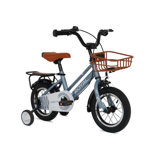 VAUX Royal 12" Kids Bike - Silver - Marah Kids