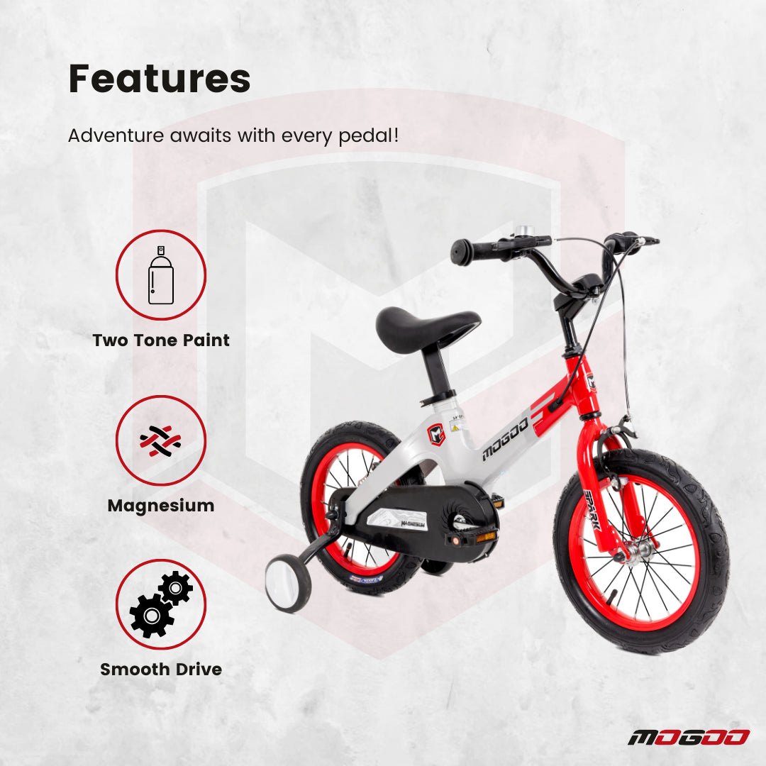 Spark 12" Magnesium Kids Bicycle - Red