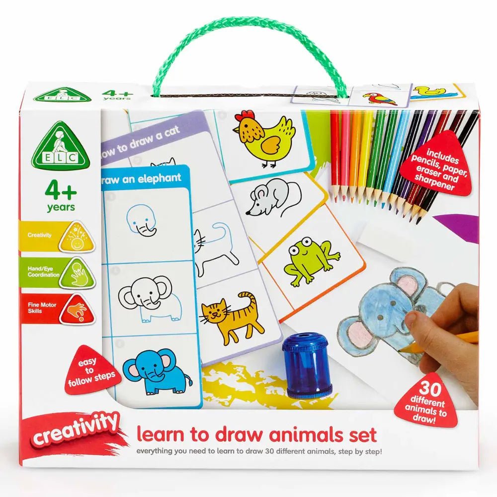 ELC Art And Craft Learn to Draw Animal Set - Marah Kids
