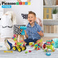Picasso Magnetic Engineering Construction Building Set with Idea Book 250 - pieces - Marah Kids