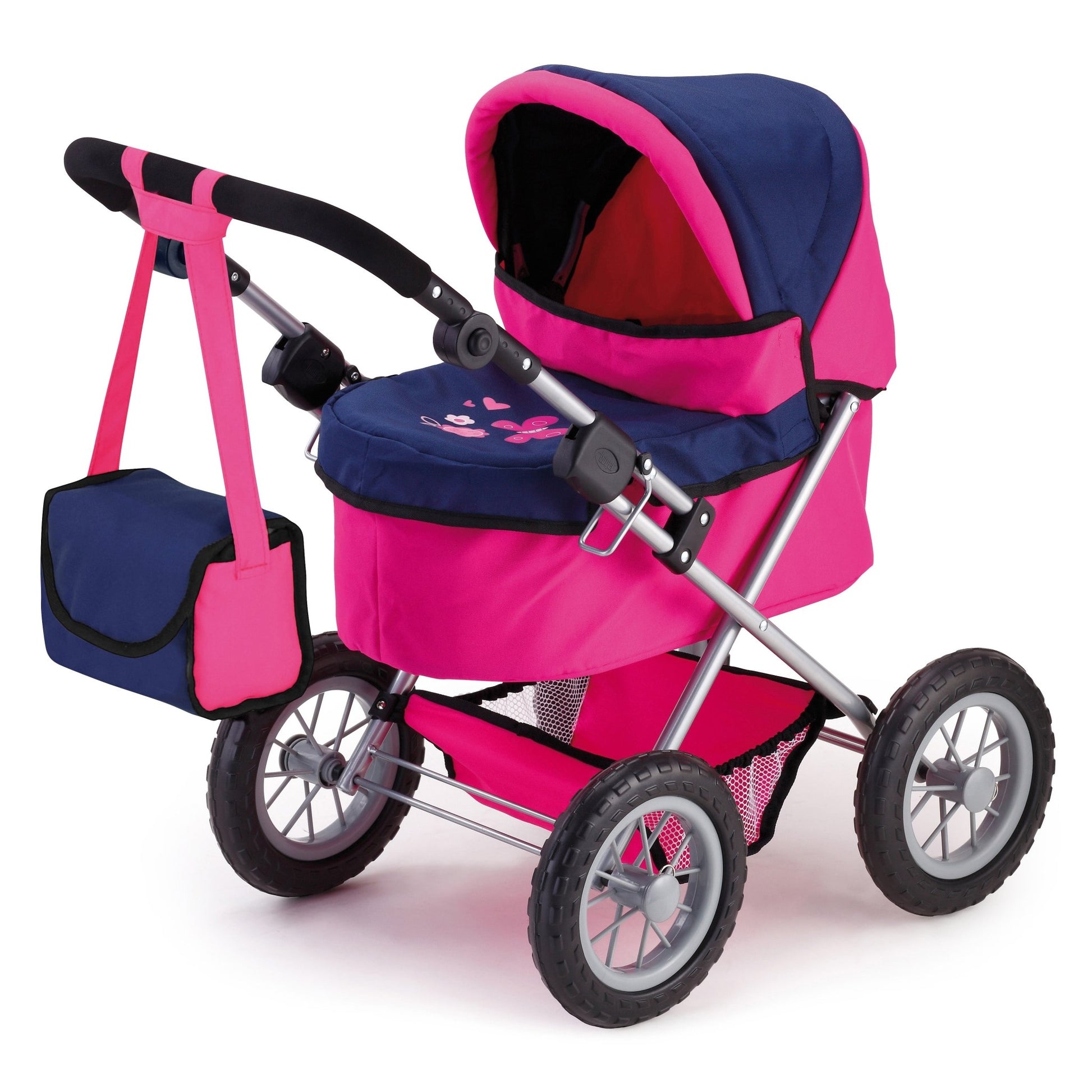 Bayer - Trendy Doll Pramset With Basket & Bag - Marah Kids