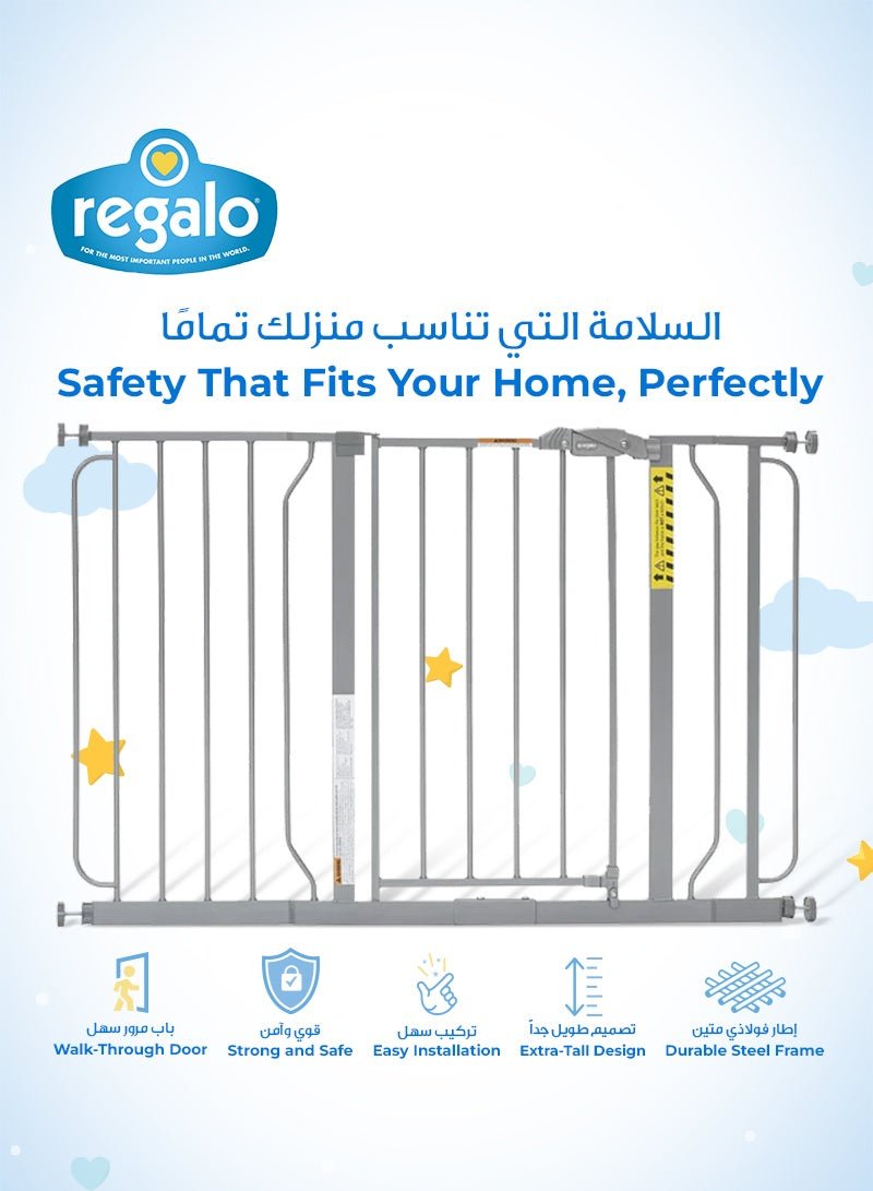 Regalo - Easy Step Extra Wide Baby Safety Gate - Marah Kids
