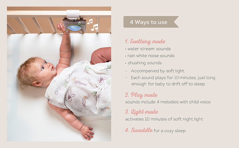 Taf Toys - Bunny Soother & Swaddle Set