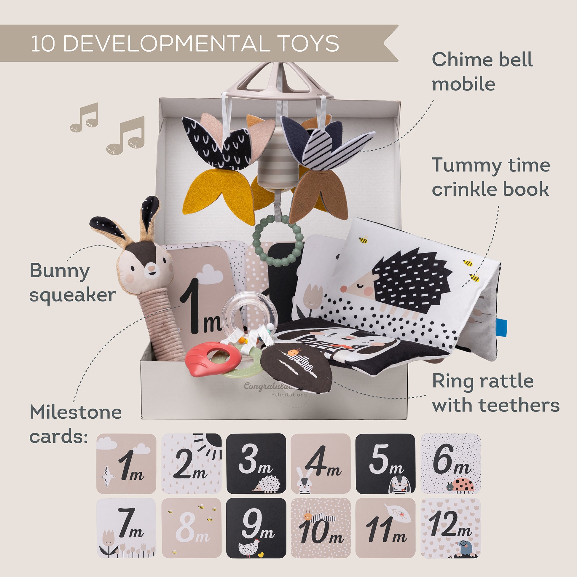 Taf Toys - Newborn Black & White Kit - Marah Kids