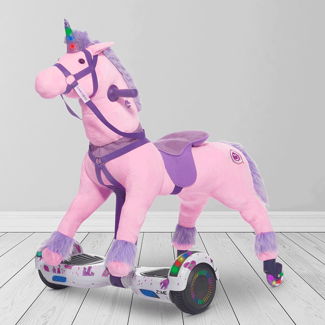 Zume Power Pony Hoverboard Ride - On Princess – 12 km/h, App - Controlled - Marah Kids