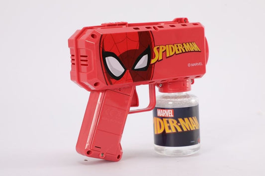 Spiderman Bubble Gun With Bubble Liquid - Marah Kids
