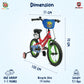 Cocomelon Beats Kids Bike - 14 Inch - Red - Marah Kids