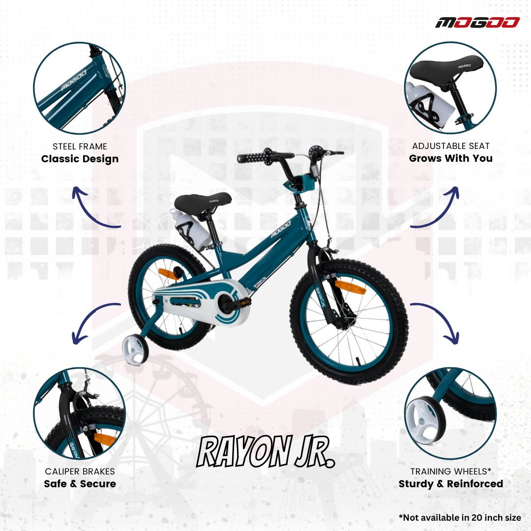 Rayon Junior 2.0 14" Kids Bicycle - Green