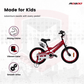 Rayon Junior 2.0 14" Kids Bicycle - Red - Marah Kids