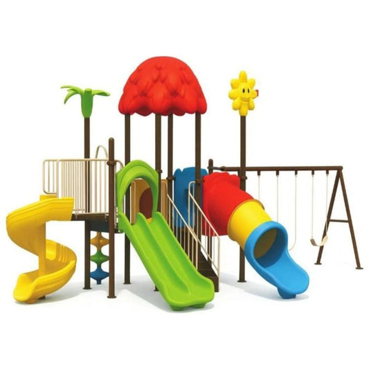 Gambol - Dome Mega Play Zone With 3 Slides & 3 Swings - main image
