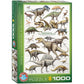 Eurographics Puzzle 1000 Dinosaurs Of Cretaceous Period - Marah Kids