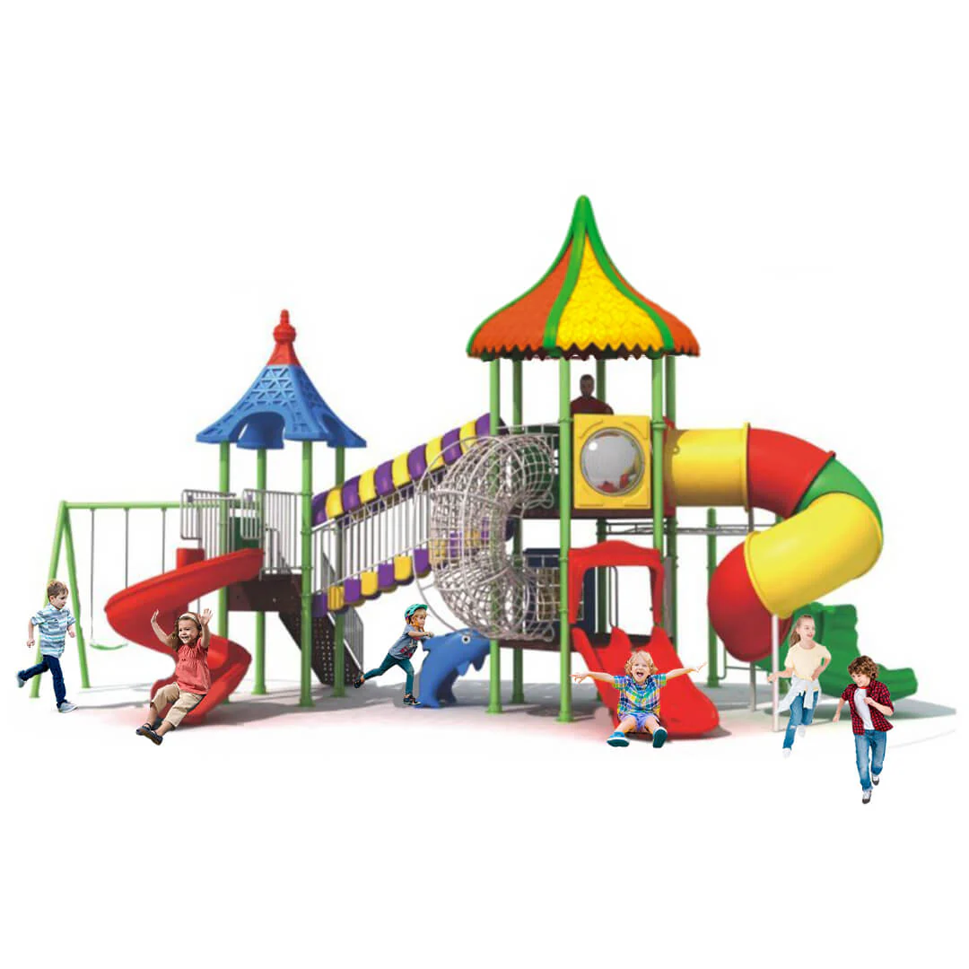 Gambol - Carnival Gigantic Kids Outdoor Playset Amusement Swing And Slide Set - image 3
