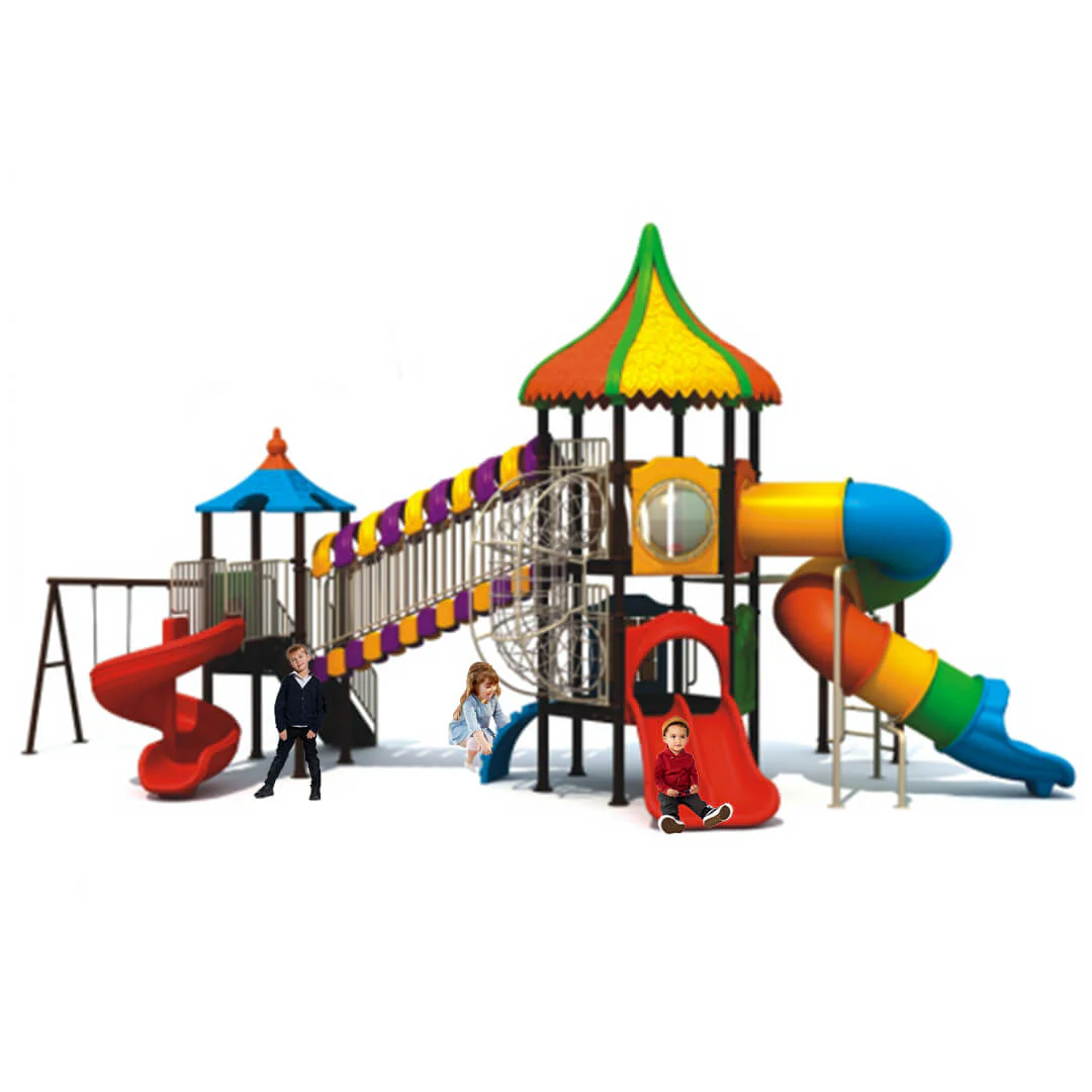 Gambol - Carnival Gigantic Kids Outdoor Playset Amusement Swing And Slide Set - main image
