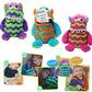 PMS WORRY MONSTER | 9 - inch Soft Plush Toy (3 Color Asst Pink/Purple/Blue) - Marah Kids
