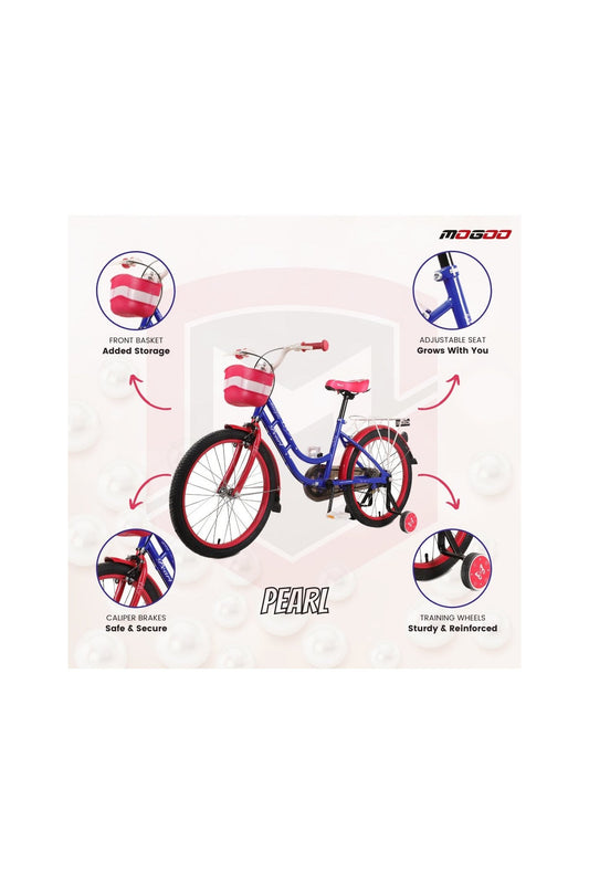 Pearl Girls Bike - 16 Inch - Blue