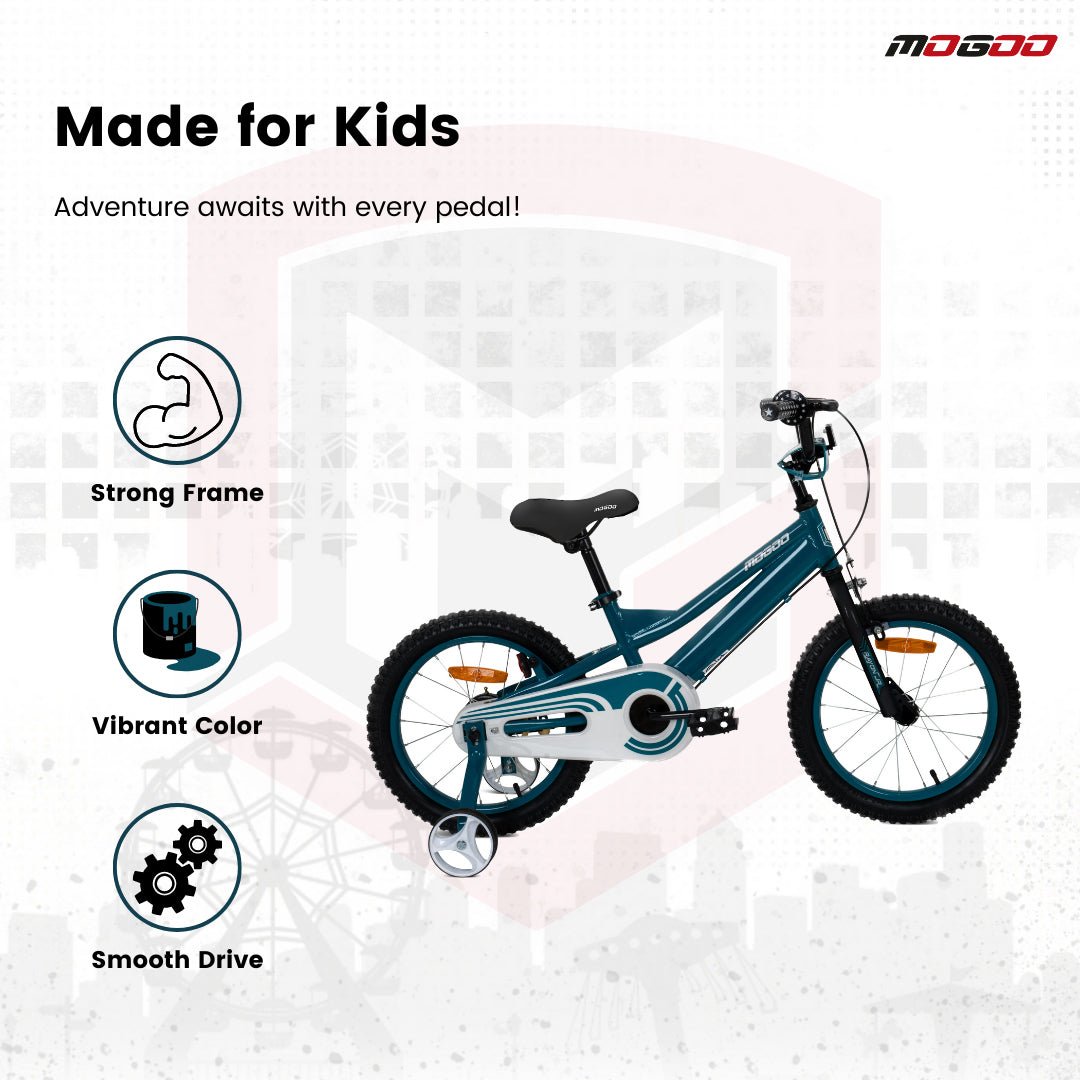 Rayon Junior 2.0 16" Kids Bicycle - Green - Marah Kids
