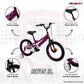 Rayon Junior 2.0 16" Kids Bicycle - Purple - Marah Kids