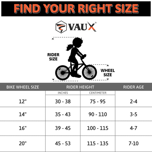 VAUX Royal 16" Kids Bike - Silver - Marah Kids