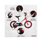 Spark 16" Magnesium Kids Bicycle - Red