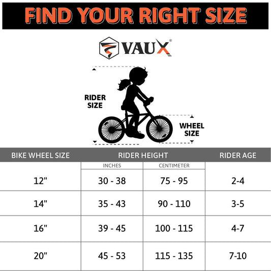 VAUX Starlette 16" Girls Bike - Light Pink - Marah Kids