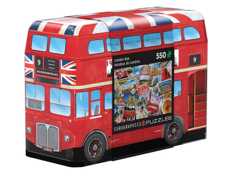 Eurographics Puzzle In Tin 550 London Bus - Marah Kids