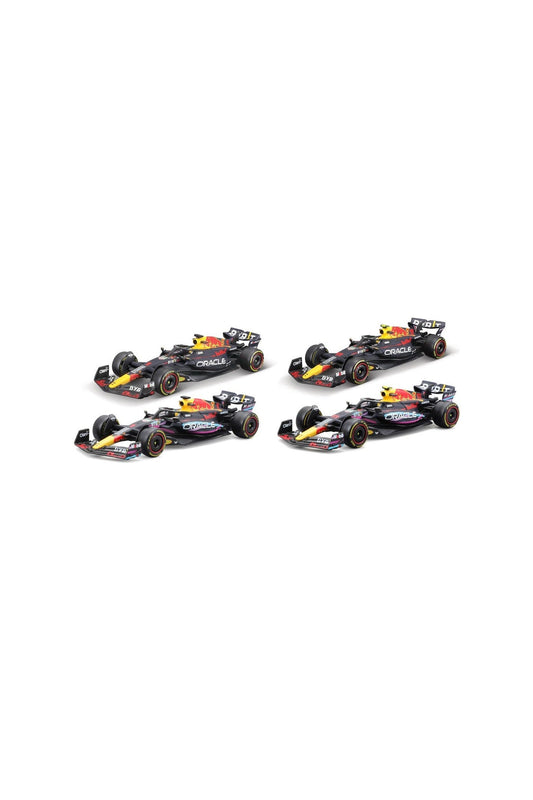 سيارة Red Bull Racing RB19 2023 4 قطع مع إصدار MiamiGP الخاص - مقياس 1/43 Diecast من Bburago