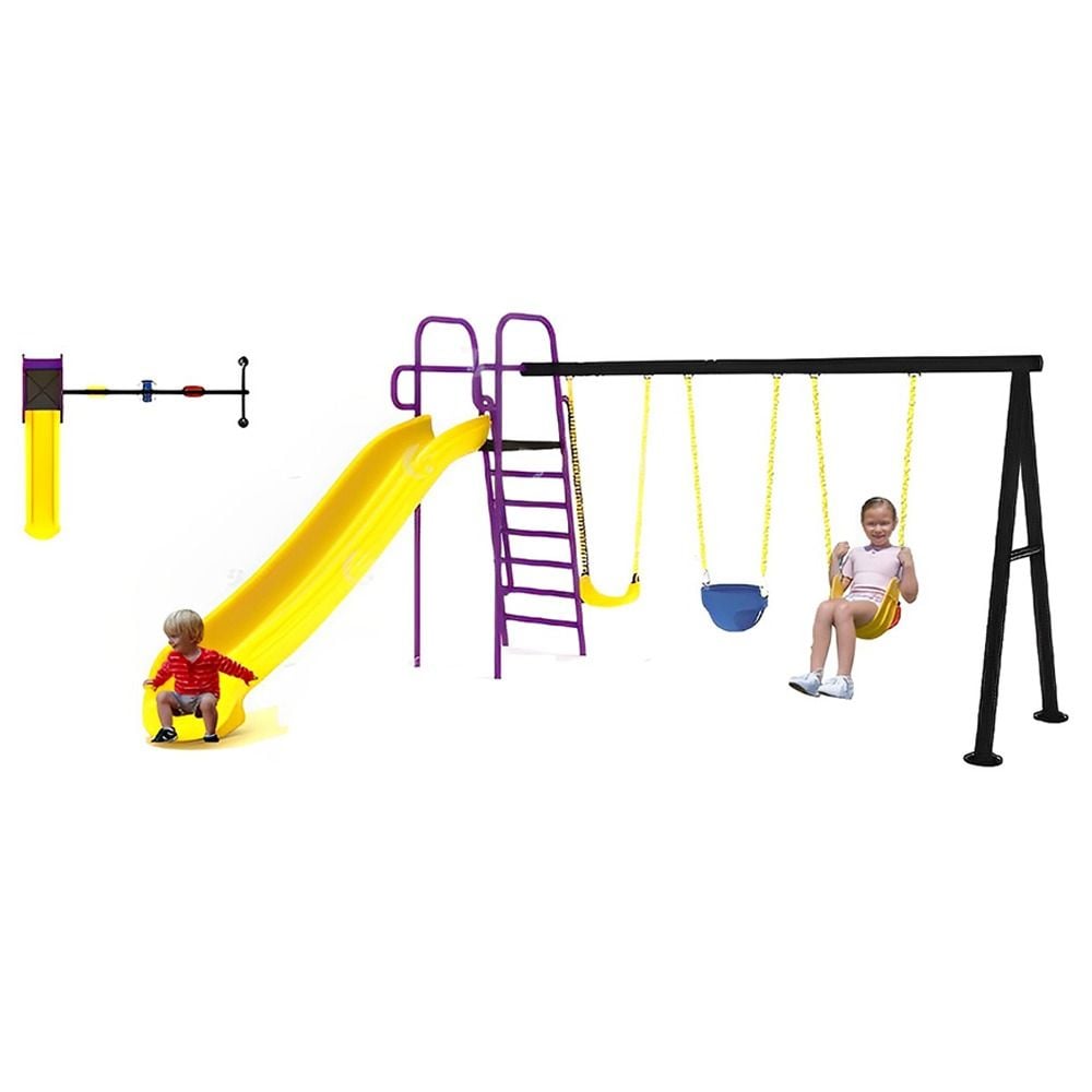 Gambol - Mega Swings for Kids with Play Slide and Metal Ladder - image 3