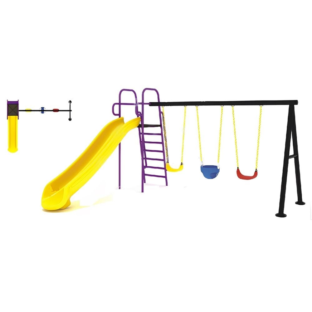 Gambol - Mega Swings for Kids with Play Slide and Metal Ladder - image 4